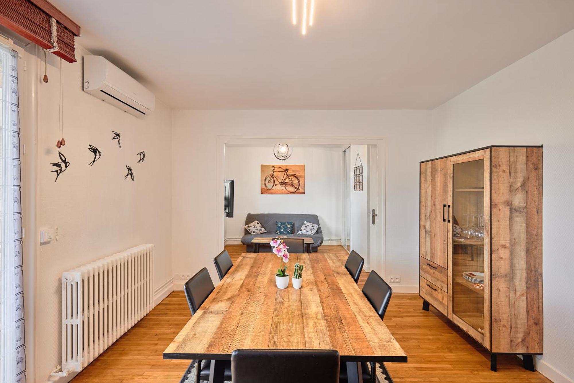 Les Hirondelles - 2 Chambres, 3 Lits, Climatisation Et Balcon Bourg-en-Bresse Exterior foto